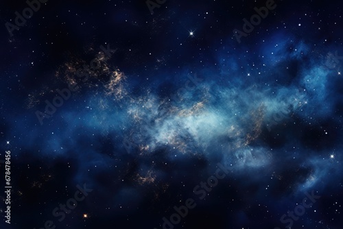 Galaxy Space. cosmos and star background. Generative AI © itchaznong