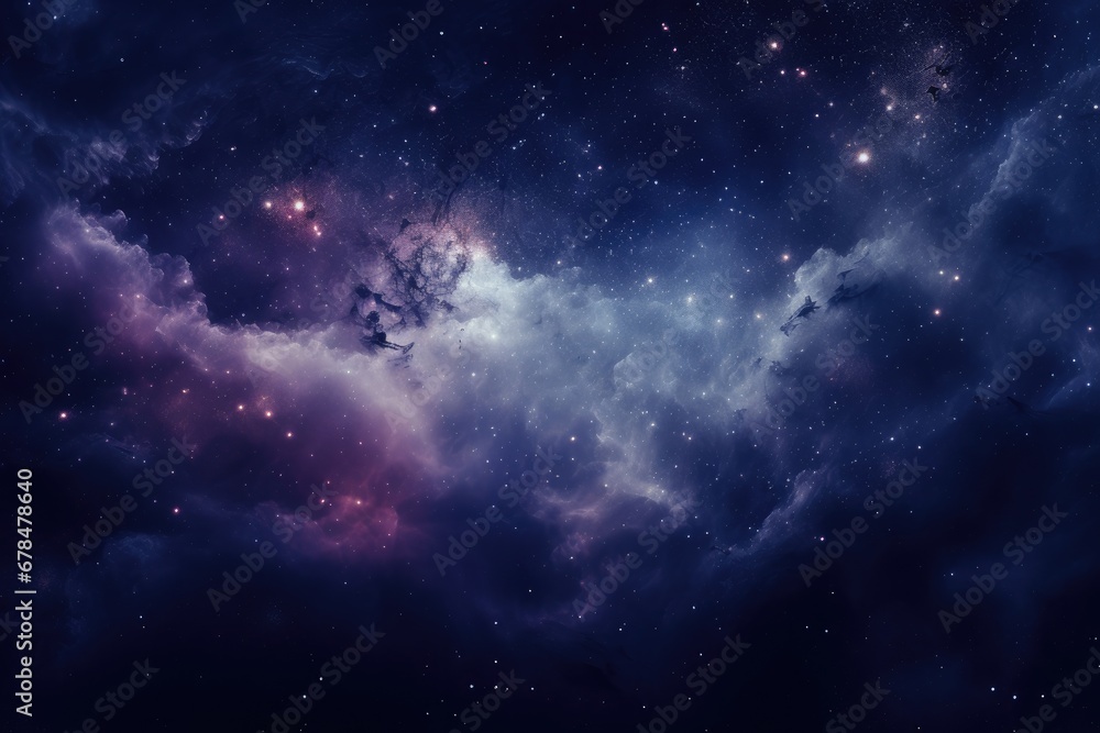 Fototapeta premium Galaxy Space. cosmos and star background. Generative AI