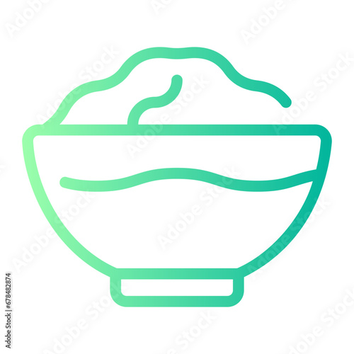 porridge gradient icon