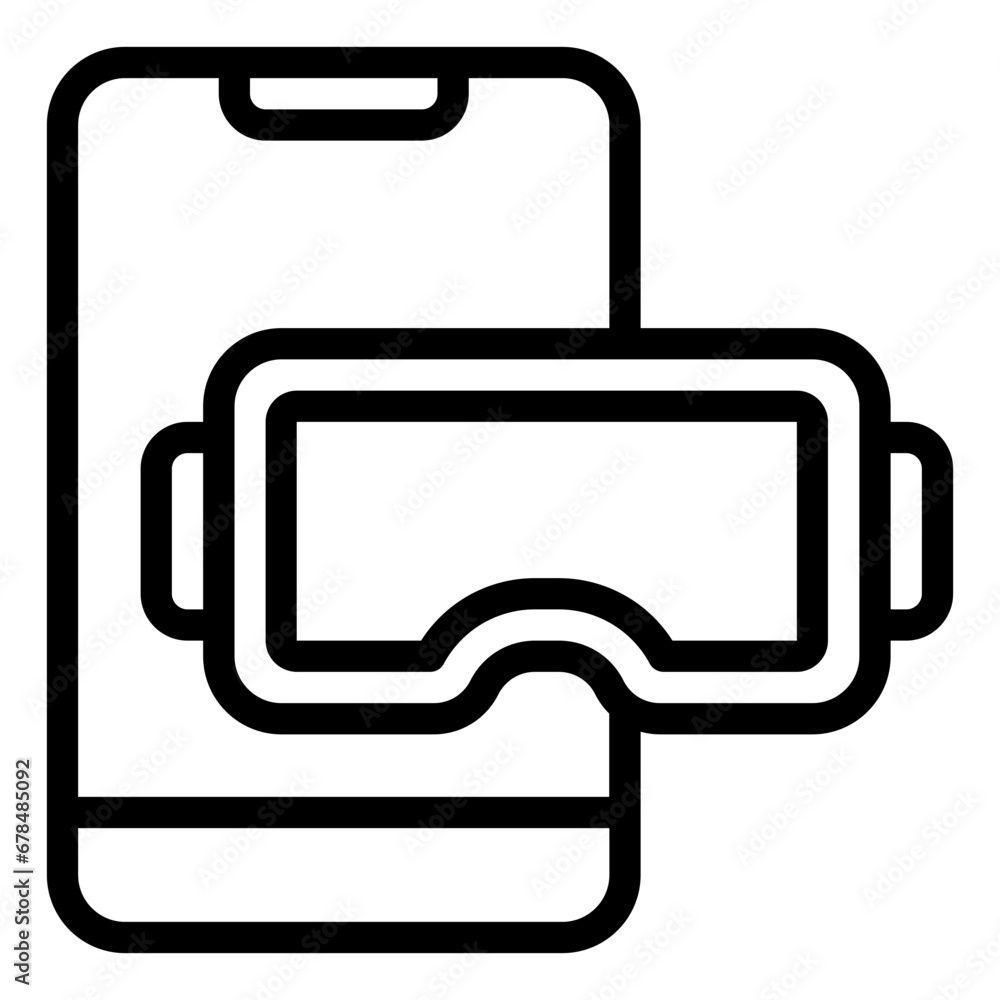 Smartphone black outline icon Smartphone black outline icon