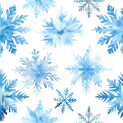 Beautiful set blue snowflakes, christmas design elements, frozen symbol