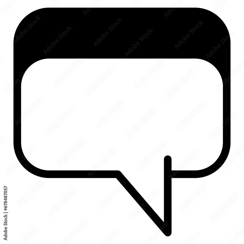 Speech bubble