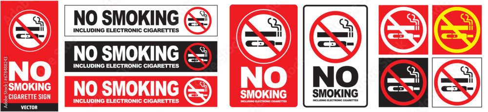 No smoking cigarette sign vector No smoking cigarette sign vector