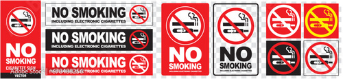 No smoking cigarette sign vector
