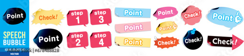 Navigation pins set Vector