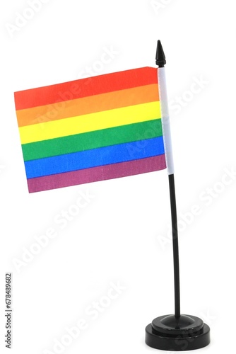 Rainbow pride flag photo