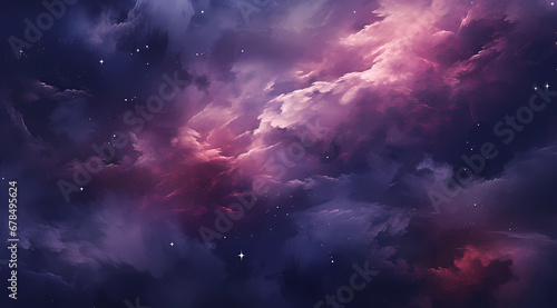 Beautiful purple space