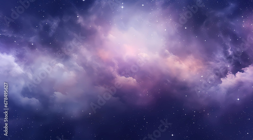Beautiful purple space