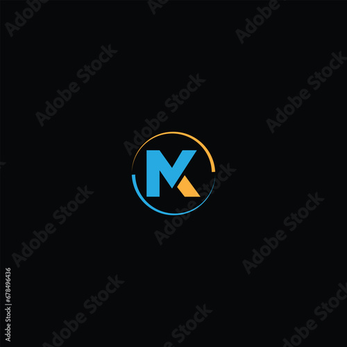 Free Download Initial Letter mk Flame Logo Design Template - GFXLoad