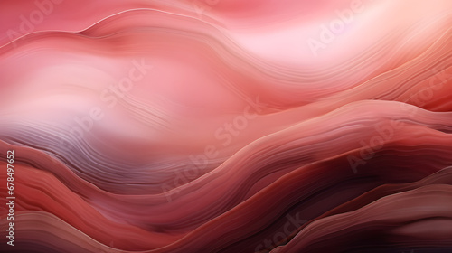 Black brown red crimson coral peach pink rose abstract background. Dark pale calm dusty shades. Color gradient. Blurred lines, stripes. Grain, rough texture. Matte, shimmer. Elegant, l. generative AI.