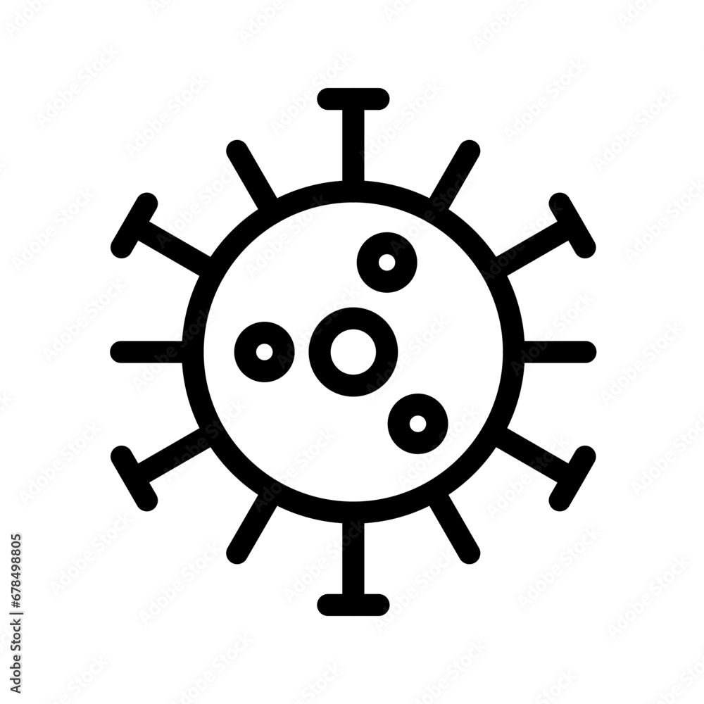 Obraz premium Virus Outline Icon