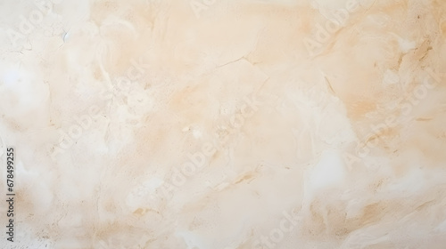 Close up retro plain cream color cement wall background texture marble texture. generative AI. photo