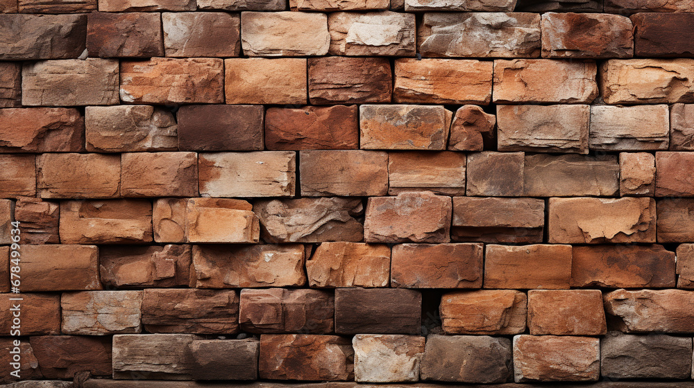 Fototapeta premium brick wall HD 8K wallpaper Stock Photographic Image