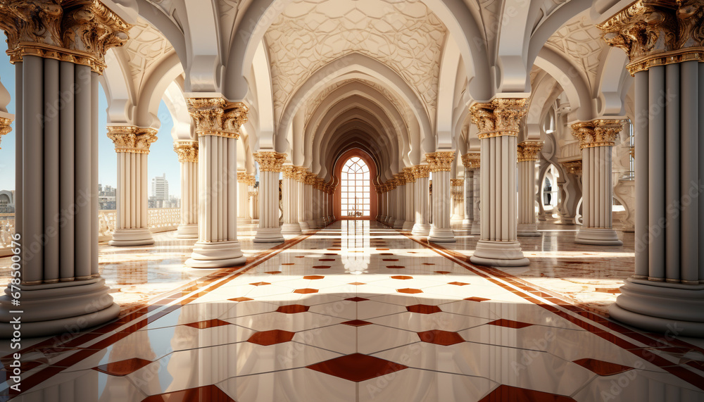Φωτογραφία Famous Gothic abbey, a majestic symbol of Christian spirituality generated by AI