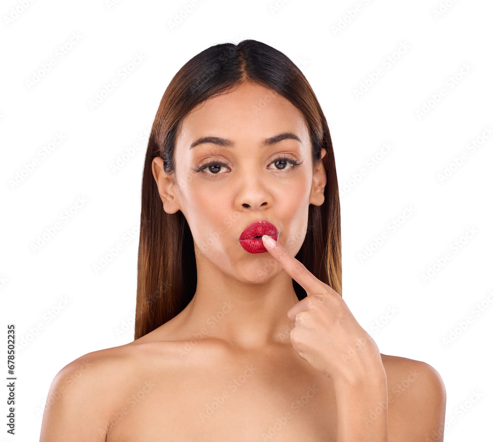 Portrait, makeup and woman with beauty, red lipstick and dermatology isolated on transparent background. Face, person and model with aesthetic, foundation and self care with facial glow, shine or png Portrait, makeup and woman with beauty, red lipstick and dermatology isolated on transparent background. Face, person and model with aesthetic, foundation and self care with facial glow, shine or png