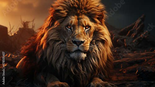 lion photo wallpaper