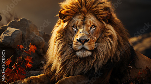 lion photo wallpaper