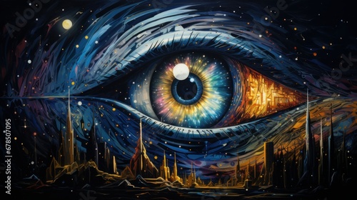 eye of god in the universe