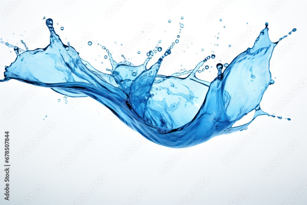 Obraz premium water splash isolated on white background