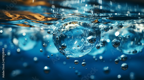drops of water HD 8K wallpaper Stock Photographic Image 
