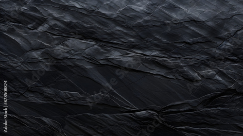 Panorama dark grey black slate background or texture marble texture. generative AI.