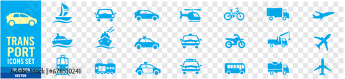Set of  transport icons Vector