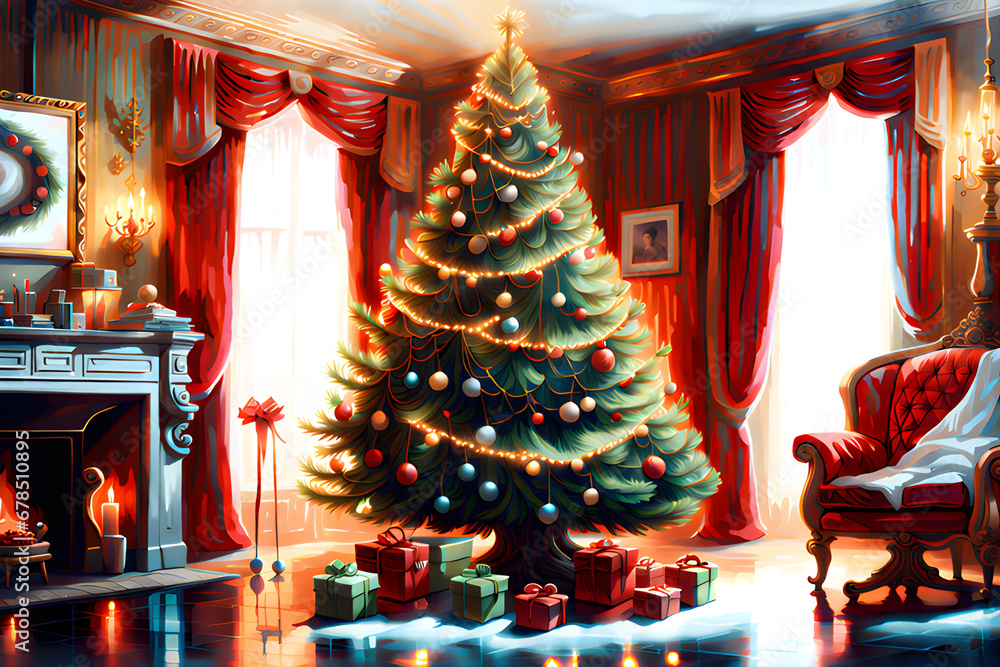 christmas tree.
Generative AI christmas tree.
Generative AI