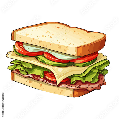 Sandwich. Generative AI