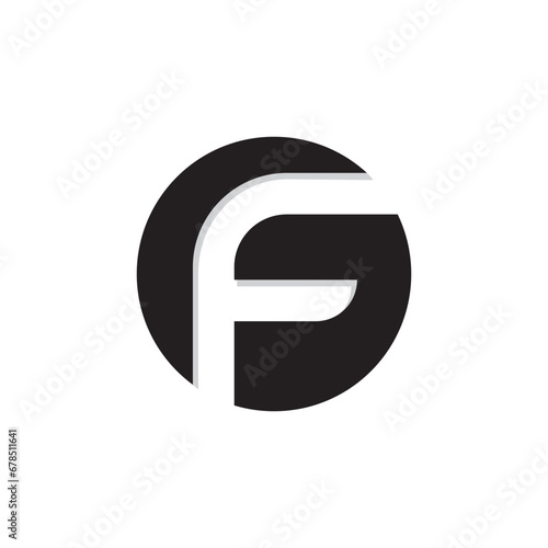 F and G monogram logo design business.