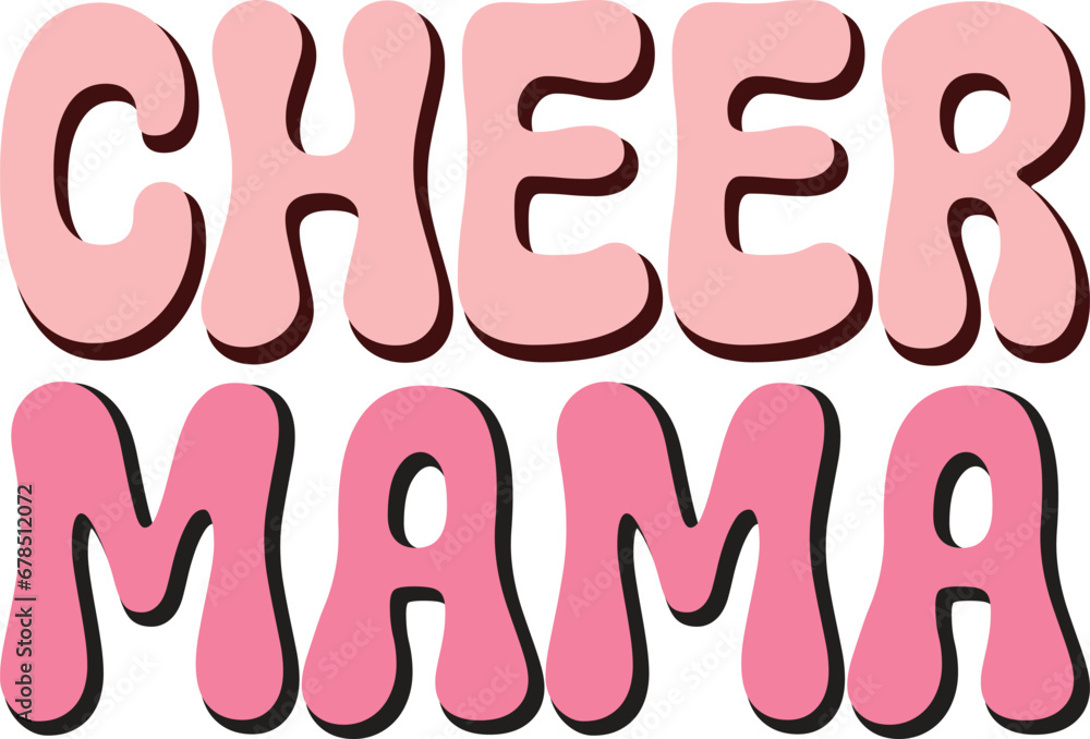 cheer family retro svg design and digital download cheer family retro svg design and digital download