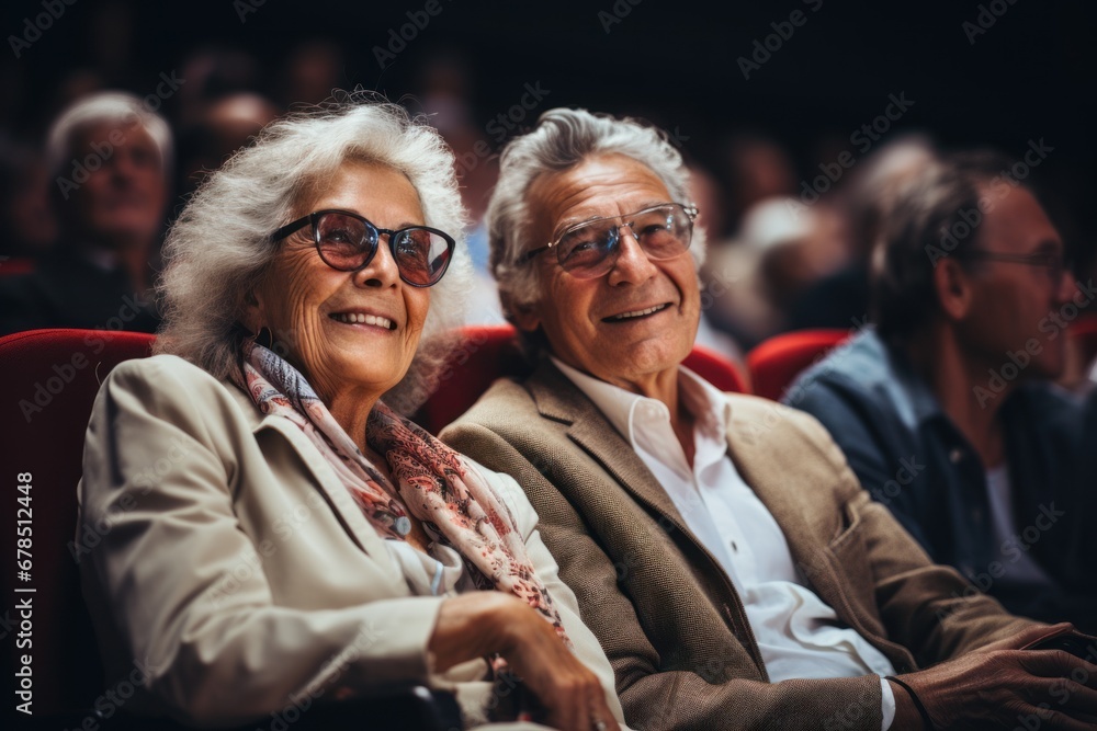 Old couple of husband and wife, enjoying retirement Old couple of husband and wife, enjoying retirement