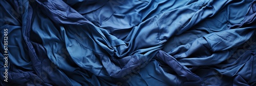 Top View Dark Blue Crinkled Crumpled , Banner Image For Website, Background abstract , Desktop Wallpaper © Pic Hub