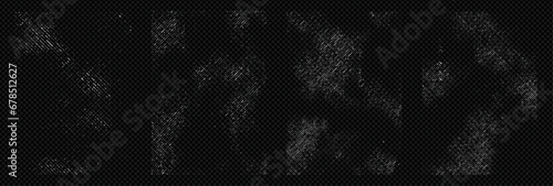 Old worn overlay distressed background. Realistic distressed paper texture overlay for album cover vector mockup. Vintage grunge paper texture. 