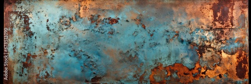 Rusty Metal Texture Pattern Plate Blue , Banner Image For Website, Background abstract , Desktop Wallpaper