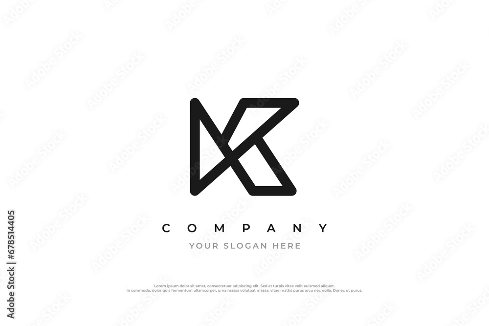 Initial Letter K Logo Design Vector Initial Letter K Logo Design Vector