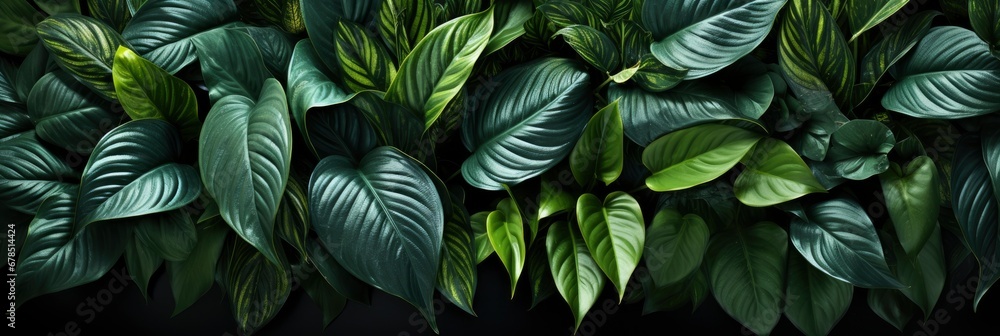 Leaves Spathiphyllum Cannifolium Abstract Green , Banner Image For Website, Background abstract , Desktop Wallpaper