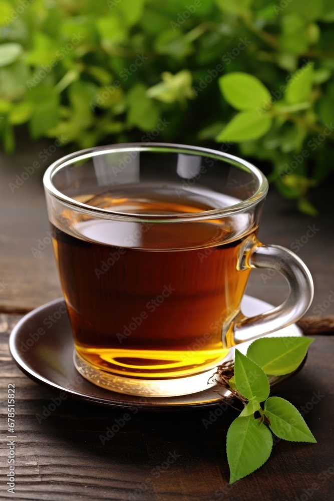 cup of hot aromatic tea on white background. AI Generated cup of hot aromatic tea on white background. AI Generated