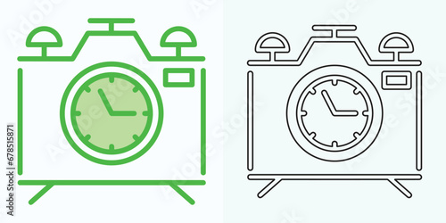 Fast Clock Timer Icon, Quick Time, Fast Delivery Timer Vector, Time Out Sign, Countdown, Fast Service Sign, Clock Speedy Flat, Deadline Concept, Stopwatch In Motion Symbol