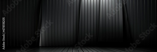Black Corrugated Metal Background Texture Surface , Banner Image For Website, Background abstract , Desktop Wallpaper