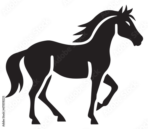 horse silhouette illustration,vector horse,eps,editable,print ready