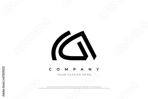 Letter GM Logo or MG Monogram Logo Design