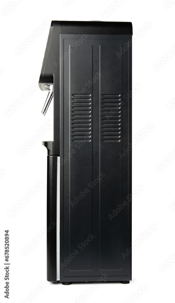 Black water cooler isolated on white background Black water cooler isolated on white background