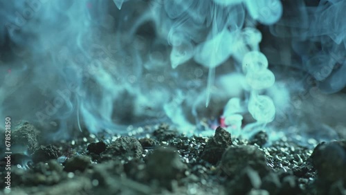 Smoke Floats Up from the Burning Embers