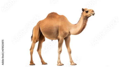 A camel on the transparent background