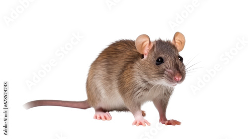 A rat on the transparent background