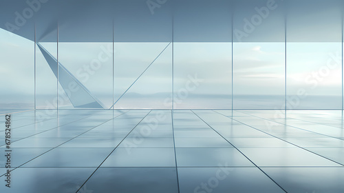 Subtle textured floor, broad horizon, product commercial photography background, PPT background, 3D rendering, car display scene