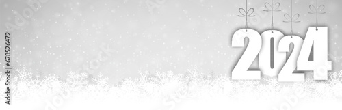 snow fall background for christmas and New Year 2024