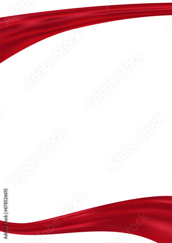 white and red silky background