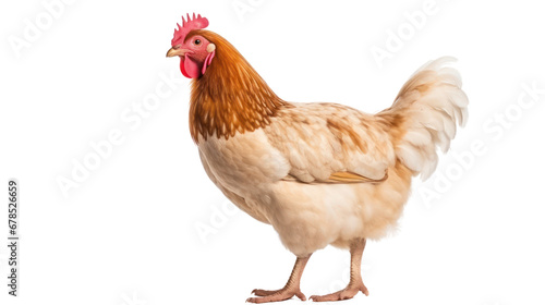 A chicken on the transparent background