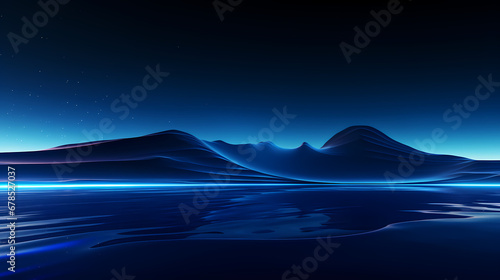 Technological futuristic style  product commercial photography background  PPT background  3D rendering  car display scene